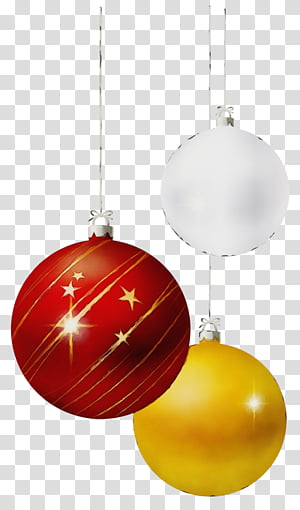 Christmas ornament, Watercolor, Paint, Wet Ink, Red, Orange, Holiday Ornament, Christmas Decoration transparent background PNG clipart thumbnail