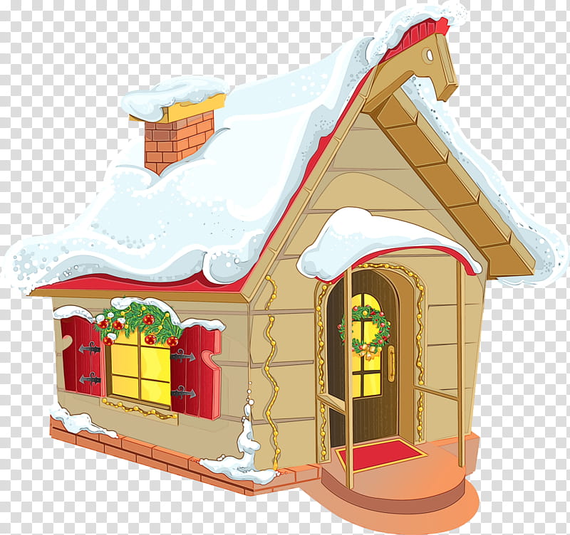 playset dollhouse house toy roof, Watercolor, Paint, Wet Ink, Cottage, Playhouse, Home transparent background PNG clipart