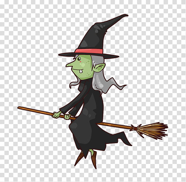 Witch, Wicked Witch Of The West, Witchcraft, Drawing, Broom, Cartoon, Witch Hat, Headgear transparent background PNG clipart