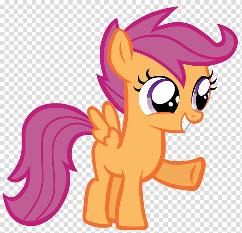 Scootaloo Base Grin and Squint base of transparent background PNG clipart