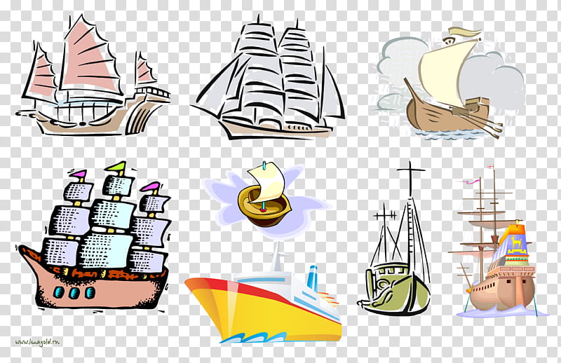 Wind, Boat, Ship, Sailing Ship, Cartoon, Watercraft, Wind Wave, Caravel transparent background PNG clipart