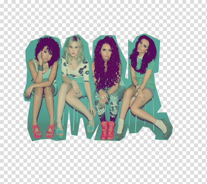 Little Mix, sitting Little Mix members transparent background PNG clipart