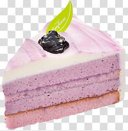 Pastel Food s, triangular sliced dessert transparent background PNG clipart