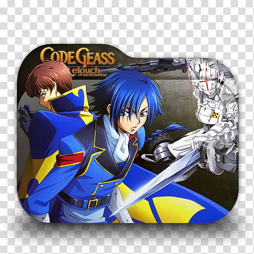 Code Geass R R and R Anime Folder Icons, Code Geass v , Code Geass poster transparent background PNG clipart