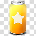 Drink Web   Icon , yellow and orange can illustration transparent background PNG clipart