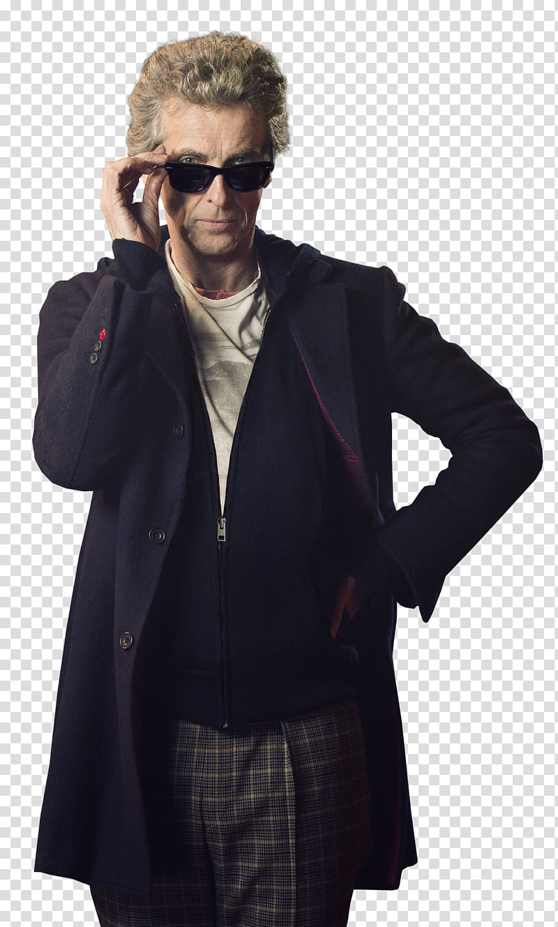 Doctor Who Season , man holding his sunglasses transparent background PNG clipart