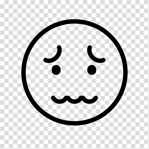 Smiley Face, Sadness, Emoticon, Sorrow, Google Chrome, Gesture, White, Black transparent background PNG clipart