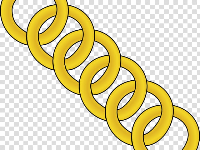 Gold Drawing, Chain, Necklace, Cartoon, Pendant, Jewellery Chain, Yellow, Circle transparent background PNG clipart