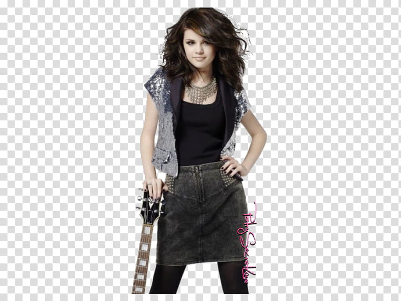 Selena Gomez Rocker transparent background PNG clipart