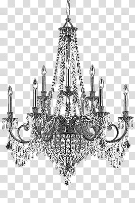 Princess, black and grey uplight chandelier transparent background PNG clipart