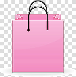 pink shopping bag clip art