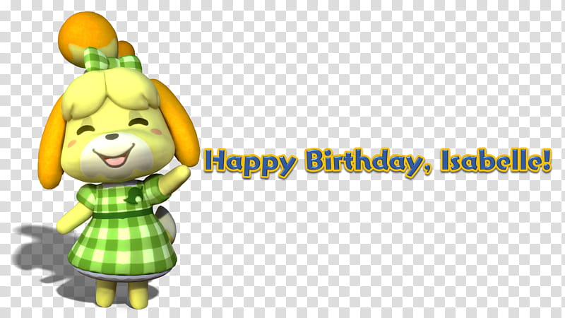 Happy Birthday Isabelle transparent background PNG clipart