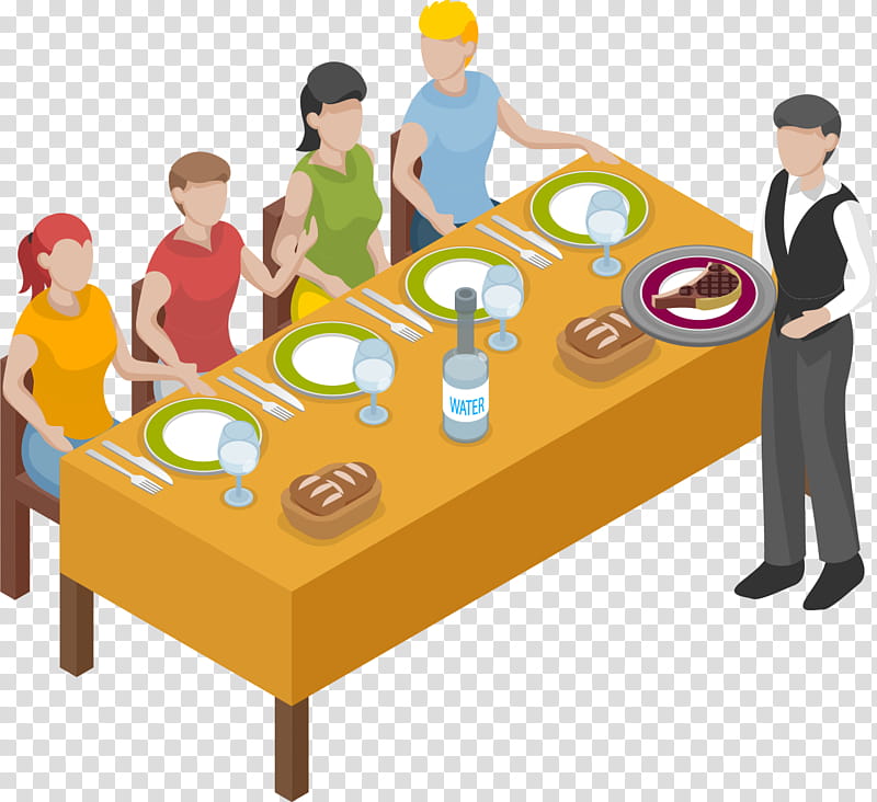 Color, , Restaurant, Supper, Dinner, Table, Play, Team transparent background PNG clipart