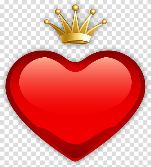 Human Heart, Love, Crown, cdr, Valentines Day, Imperial Crown, BMP File Format, Red transparent background PNG clipart
