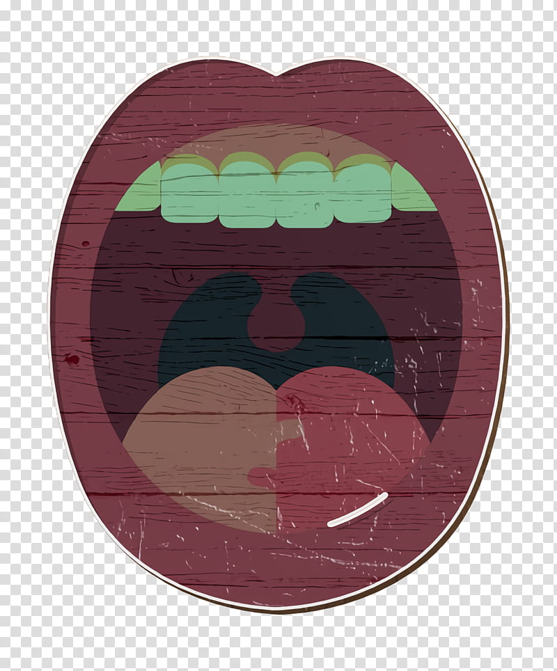 Dentistry icon Teeth icon Open mouth icon, Green, Red, Nose, Cartoon, Moustache, Smile, Plate transparent background PNG clipart