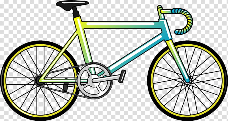 Background Yellow Frame, Bicycle, Racing Bicycle, Bicycle Frames, Mountain Bike, Trek Madone, Road Bicycle, Bicycle Forks transparent background PNG clipart