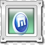 CP For Object Dock, blue and white M logo transparent background PNG clipart