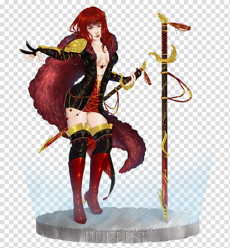 CLOSED Duelist Auction, female character transparent background PNG clipart