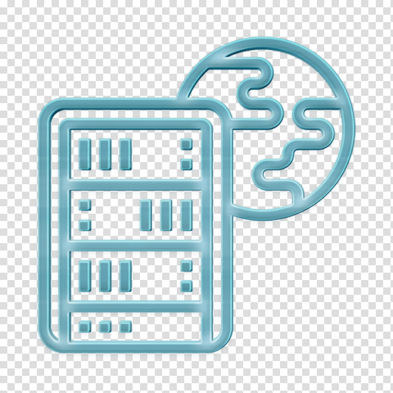 Server icon Global server icon Cyber Crime icon, Technology transparent background PNG clipart