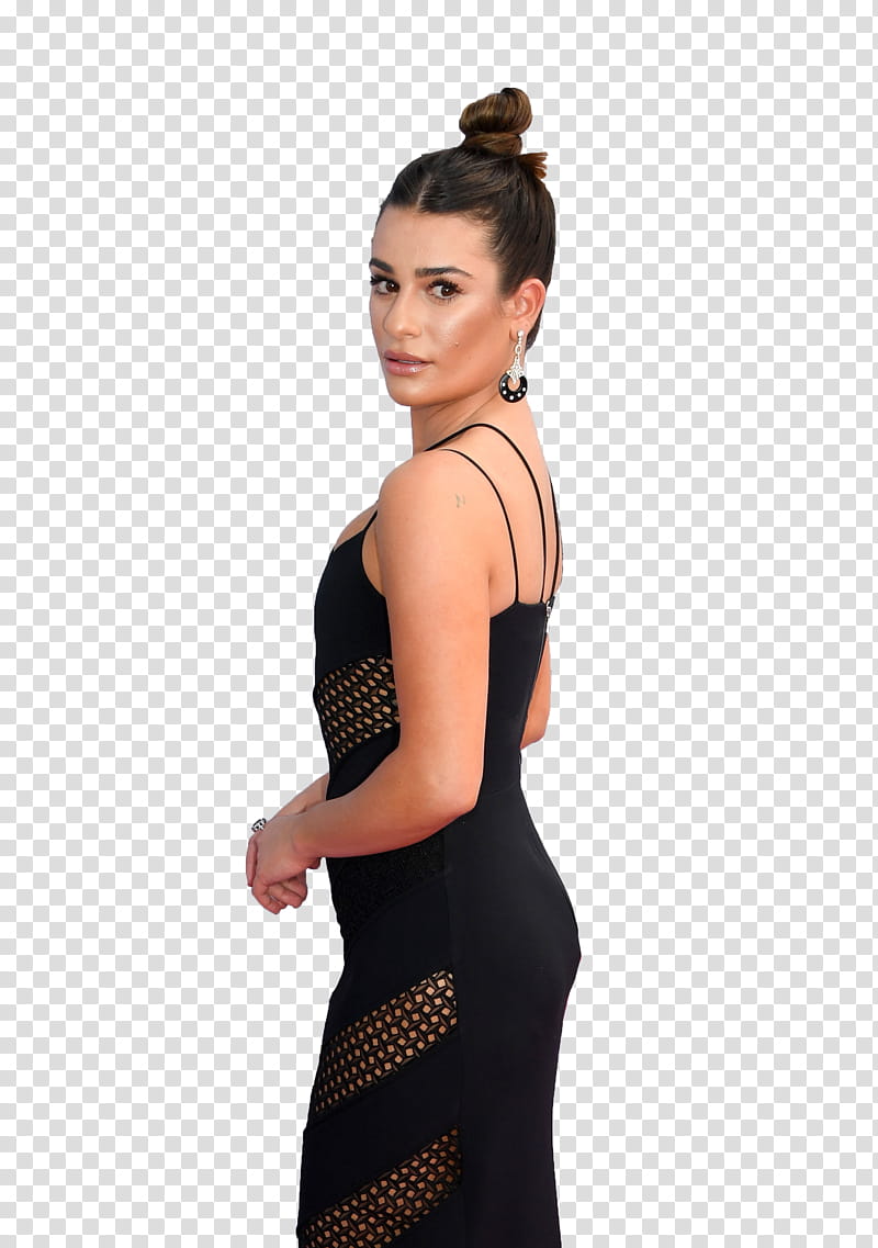 Lea Michele,  transparent background PNG clipart