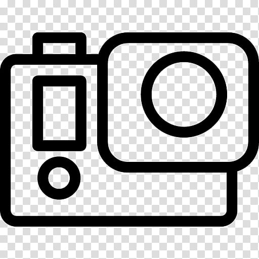 Camera Symbol, Gopro, Gopro Hero5 Black, Line, Rectangle transparent background PNG clipart