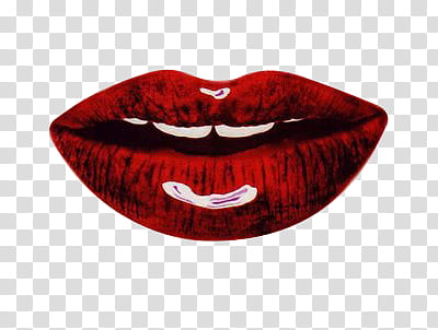 red human lips transparent background PNG clipart