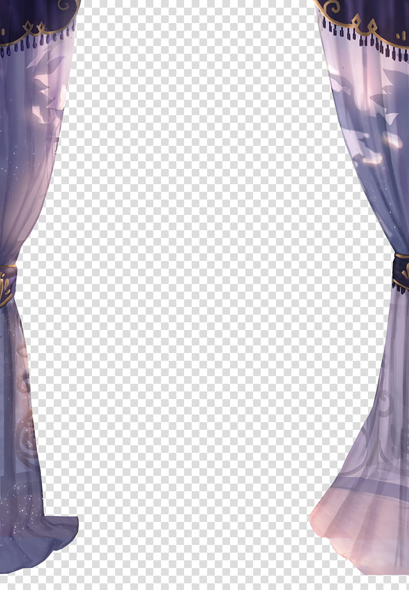 , purple and blue curtain illustration transparent background PNG clipart