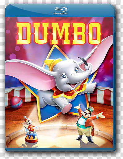 Disney Blu Ray Cover Icon , dumbo transparent background PNG clipart