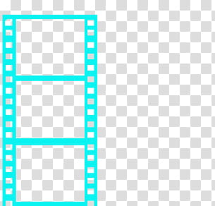 blue film strip transparent background PNG clipart