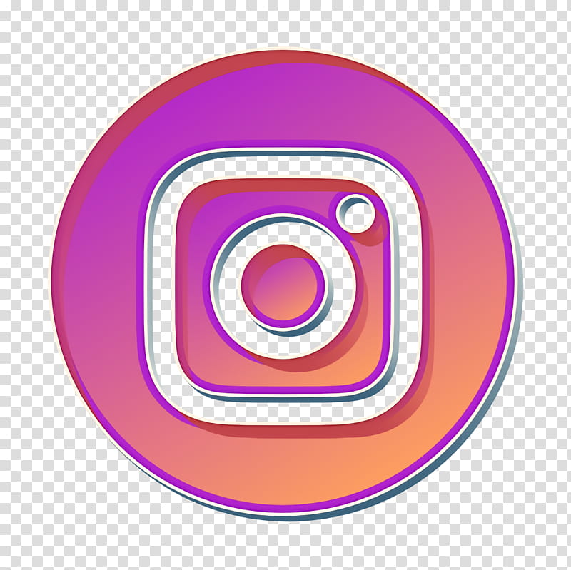circle icon gradient icon gradient icon, Instagram Icon, Social Media Icon, Magenta, Symbol transparent background PNG clipart
