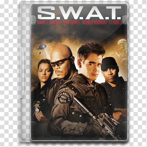 Movie Icon Mega , SWAT, S.W.A.T DVD case transparent background PNG clipart