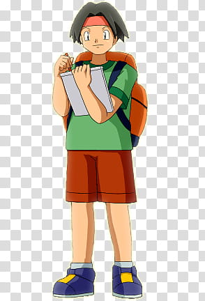 Pokemon, boy with back illustration transparent background PNG clipart