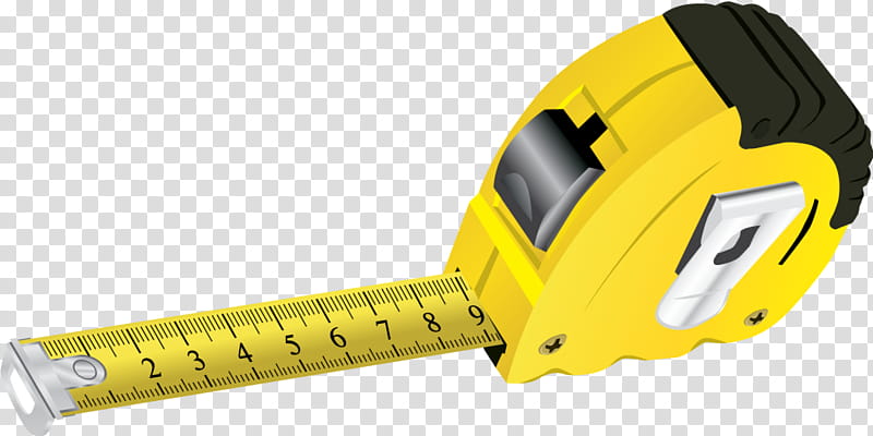 Tape Measure, Tape Measures, Tool, Measurement, Ruler, Hammer, Yellow, Tool Accessory transparent background PNG clipart