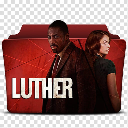 TV Series Folders PACK , Luther icon transparent background PNG clipart