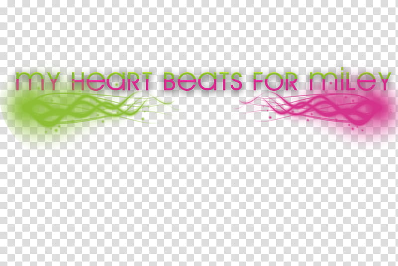 Texto para My Heart Beats For Miley transparent background PNG clipart