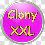 Clony XXL New, Clony icon transparent background PNG clipart