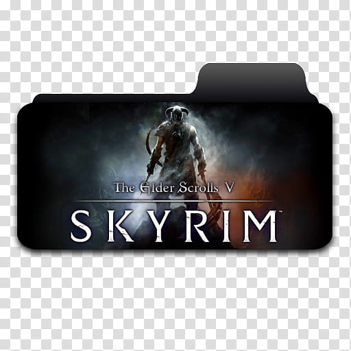 Game Folder Icon Style  , The Elder Scrolls V, Skyrim transparent background PNG clipart