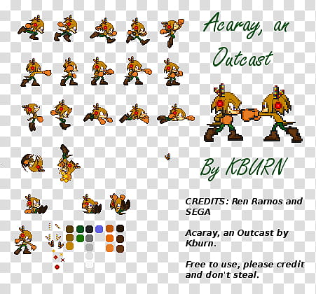 Acaray, an Outcast sheet WIP transparent background PNG clipart