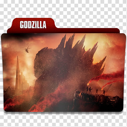Godzilla  Folder Icon, Godzilla (c) transparent background PNG clipart