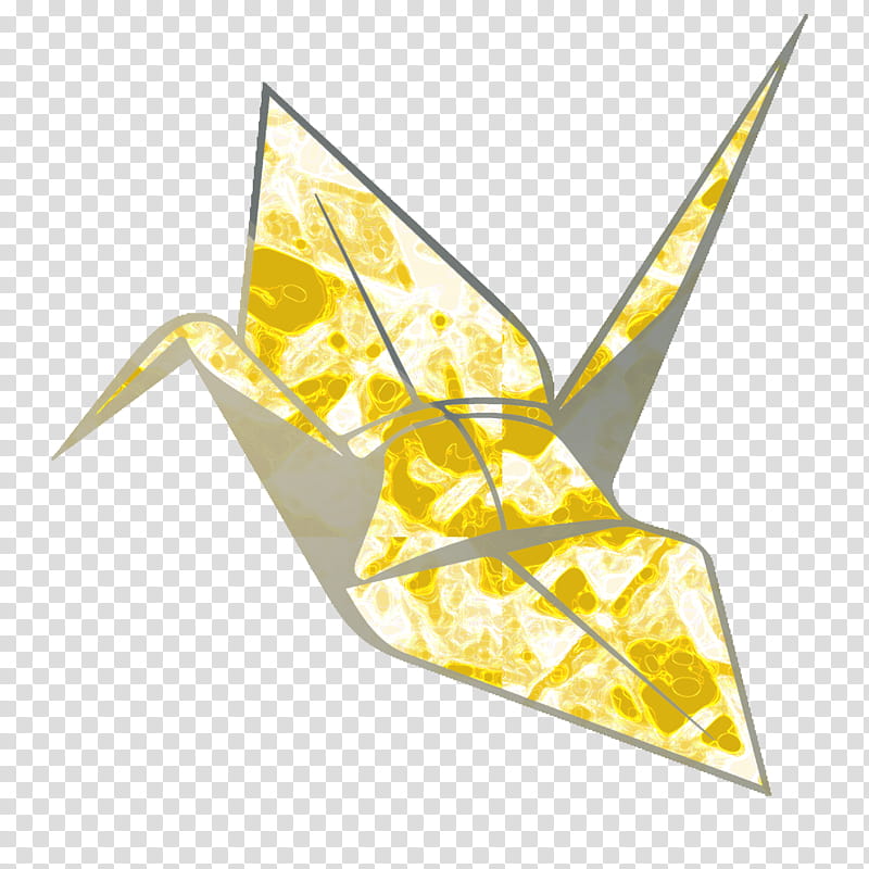 Origami Crane, Origami Paper, Stx Glb1800 Util Gr Eur, Line, Yellow, Angle, Art Paper, Wheel transparent background PNG clipart