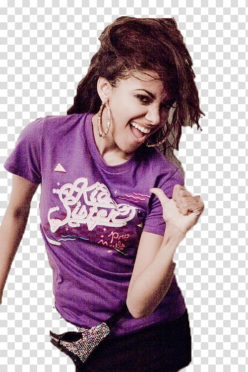 woman wearing purple crew-neck shirt transparent background PNG clipart woman wearing purple crew-neck shirt transparent background PNG clipart
