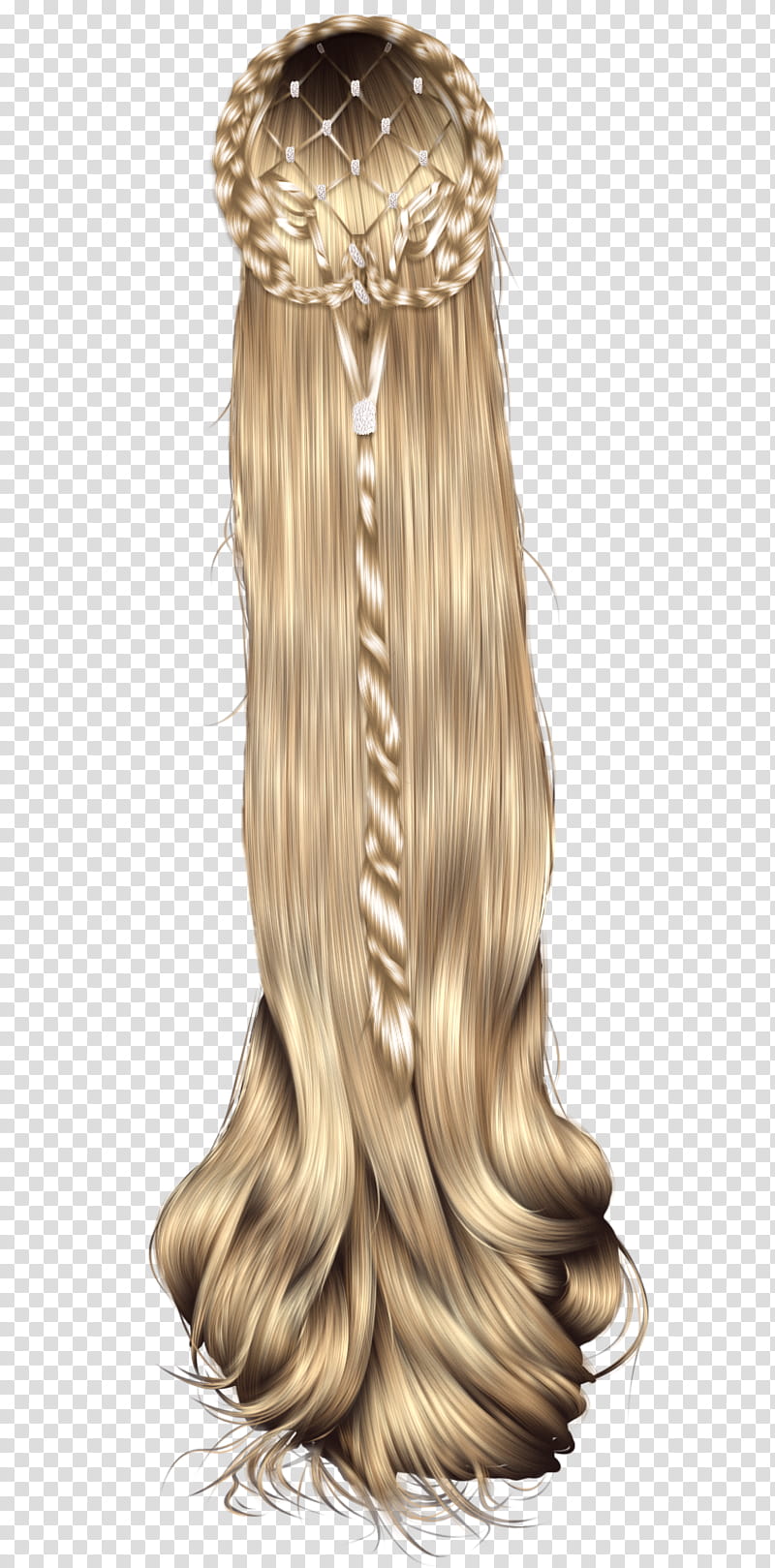 Blonde Cheerleading Captain Hair - Blonde Roblox Free Hair Png,Blonde Hair  Png - free transparent png images 