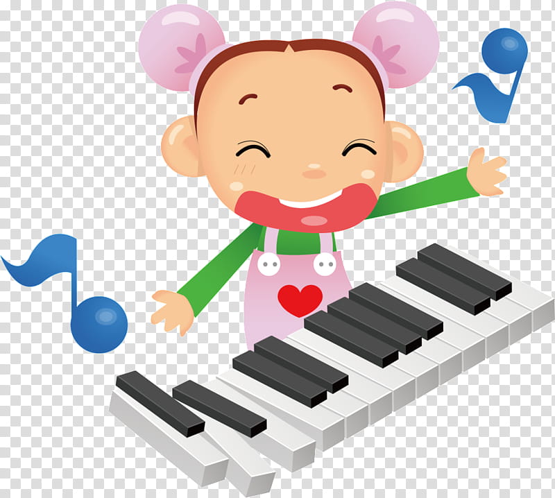 Music Poster, Piano, cdr, Girl, Musical Instruments, Cartoon, Technology, Electronic Instrument transparent background PNG clipart