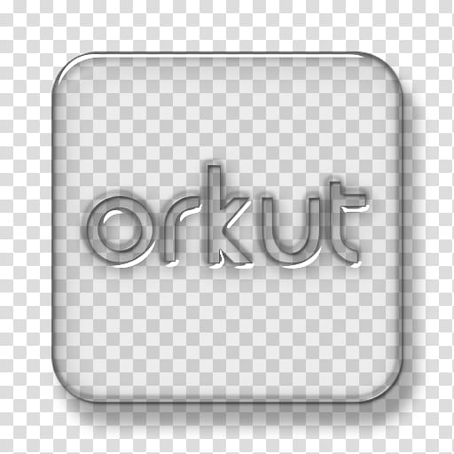 Glass Social Icons, orkut logo square webtreatsetc transparent background PNG clipart