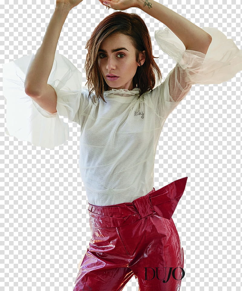 Lily Collins , Lily Collins StarOfColors () transparent background PNG clipart