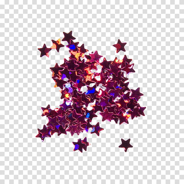 , red star glitters transparent background PNG clipart