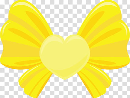 Colorful Bows, yellow ribbon illustration transparent background PNG clipart