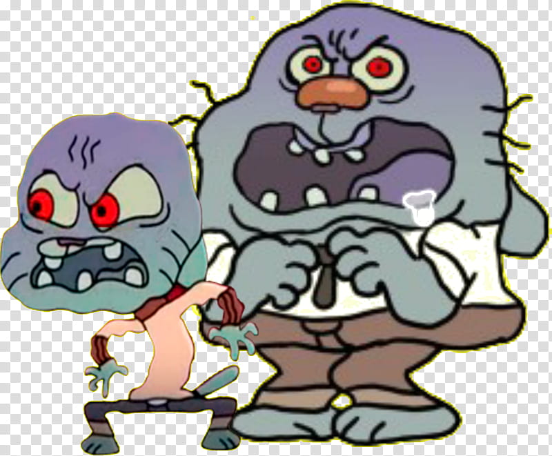 TAWOG Gumball and Richard Zombies transparent background PNG clipart