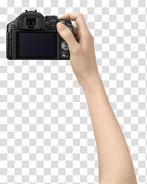 AESTHETIC GRUNGE, person holding DSLR camera transparent background PNG clipart