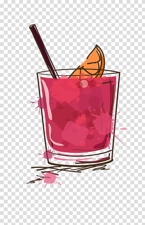 Pink, Negroni, Cocktail, Fizzy Drinks, Margarita, Mojito, John Collins, Tom Collins transparent background PNG clipart